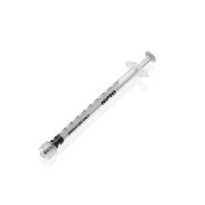 Nipro 1 ml syringe Luer Lock Tip หัวล็อค (ราคาต่อ 1 อัน)