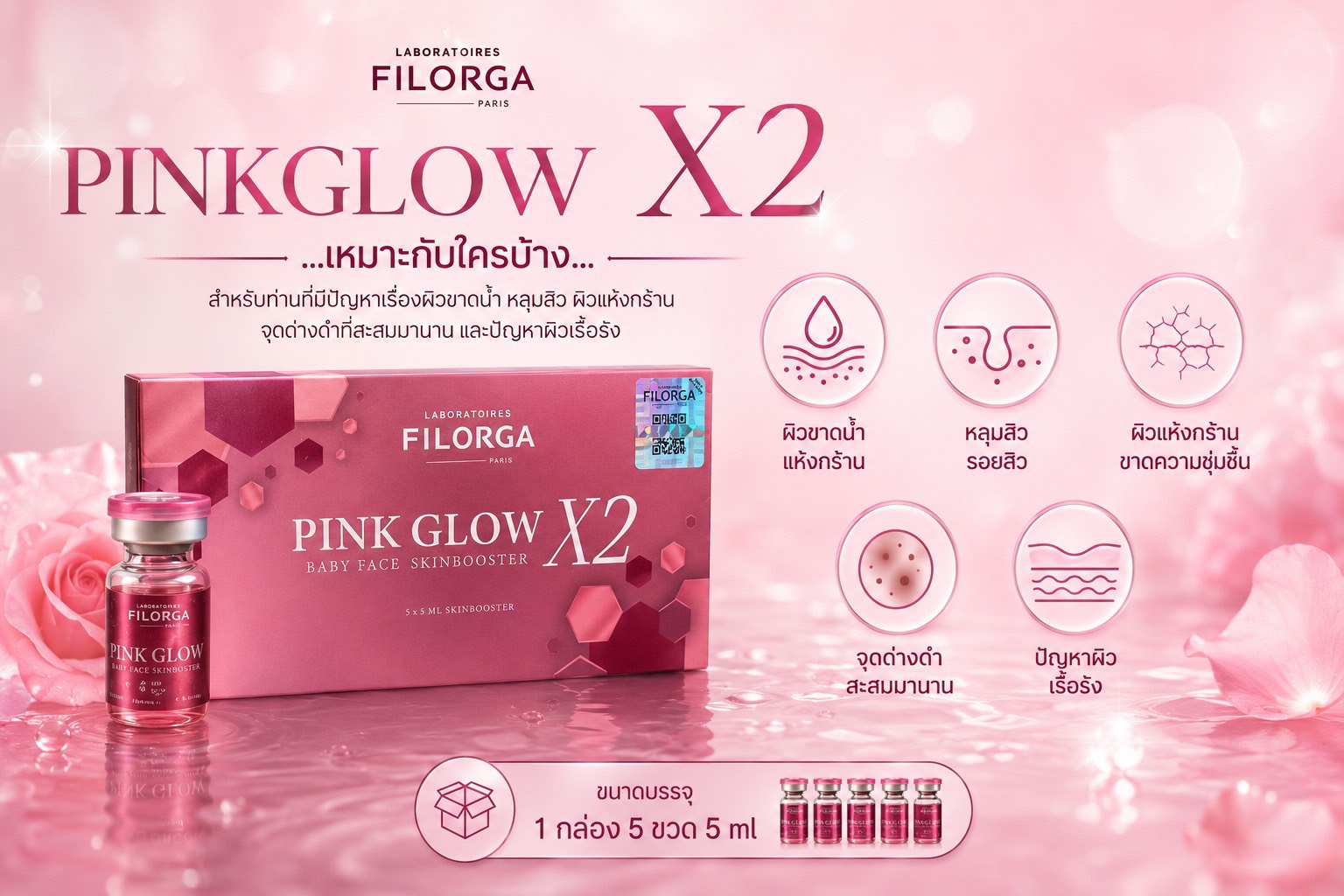 FILORGA PINKGLOW X2 BABY FACE SKINBOOSTER - Image 9