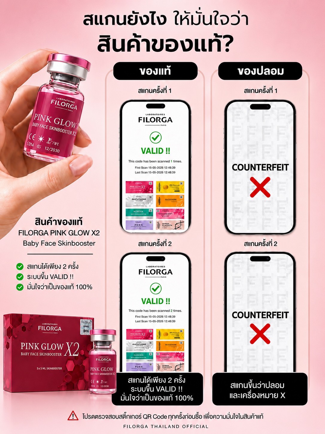 FILORGA PINKGLOW X2 BABY FACE SKINBOOSTER - Image 17